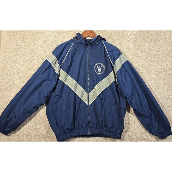 American Players Other - Vintage US Air Force Academy Hooded Windbreaker Jacket Prep School USA Made Sz M